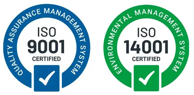 ISO 9001 en ISO 14001 certificering